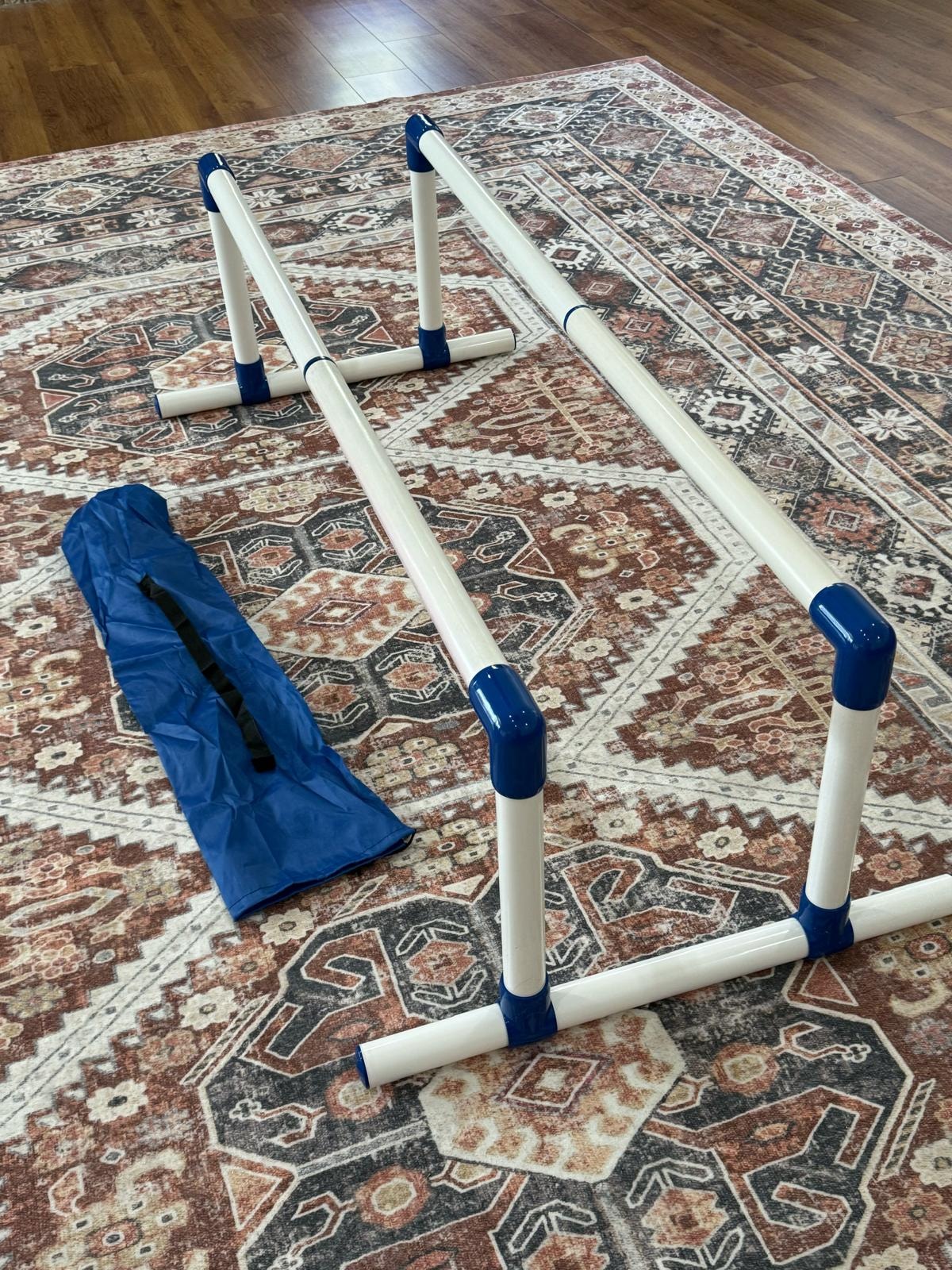 Blue Balance Buddy frame and matching fabric accessory